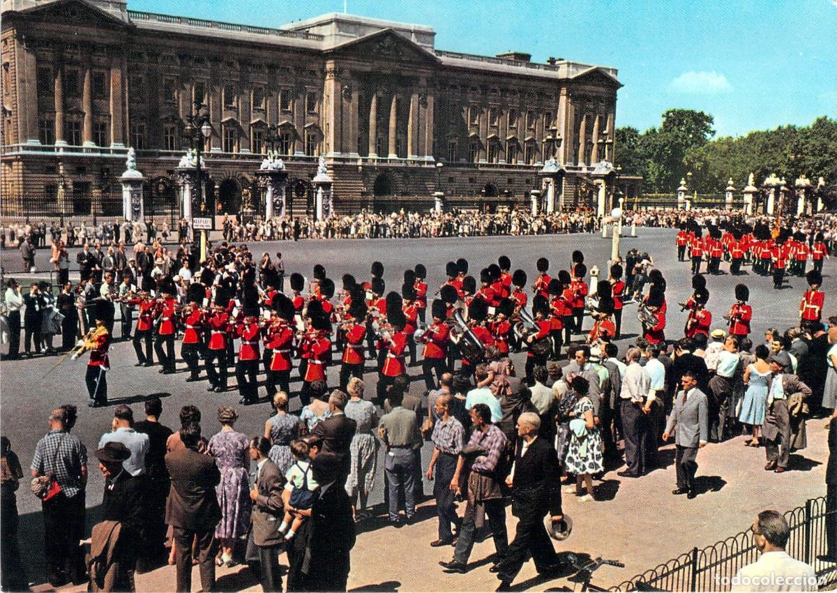 Postkarten: Postal de la Banda de la Guardia de Buckingham Palace, Londres