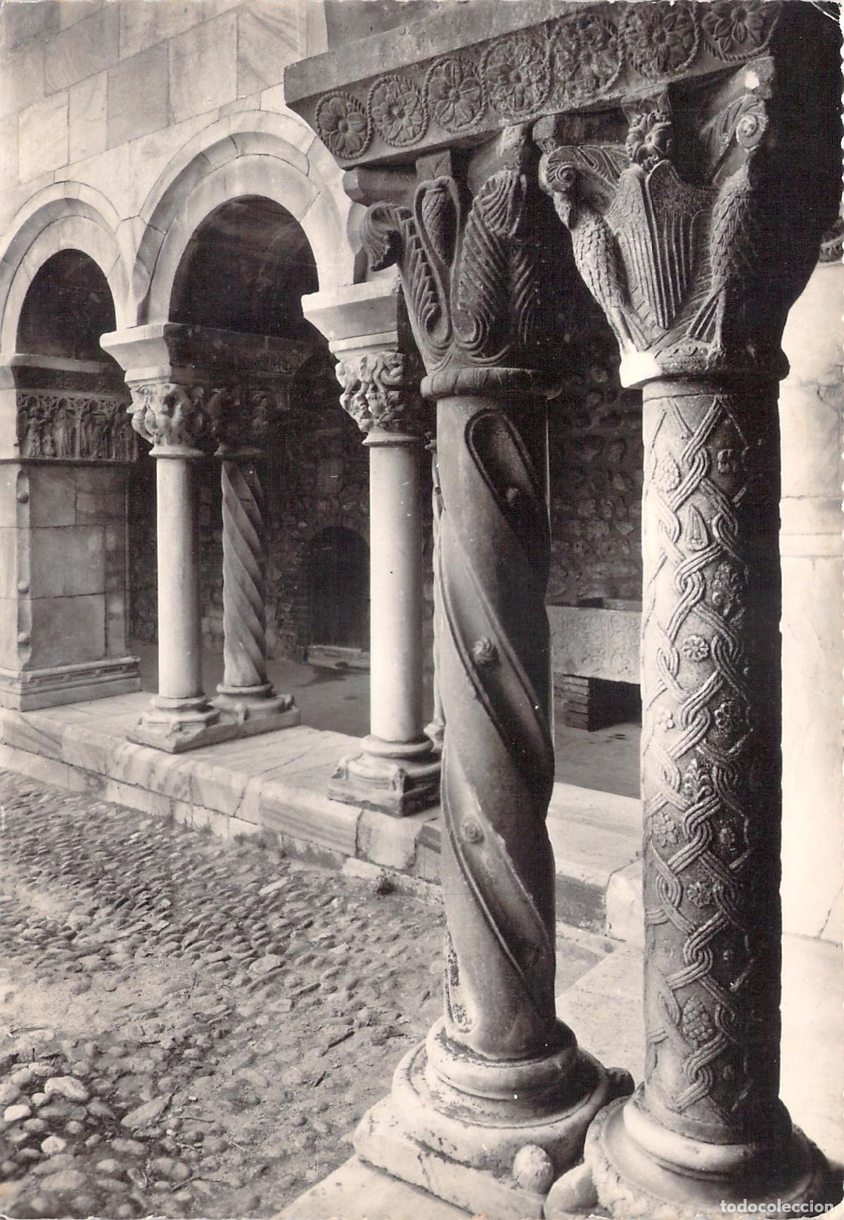 Cartes Postales: Postal del Claustro de Elne Francia Columnas del Siglo XII y XIV