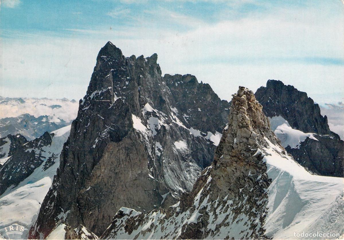 Cartes Postales: Postal de monta&ntilde;a Grand Pic de la Meije Alpes Franceses