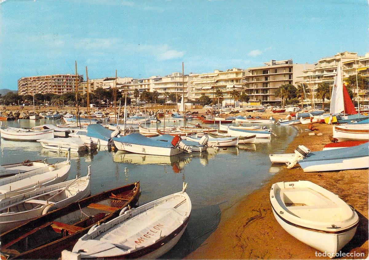 Cartes Postales: Postal de Cannes: La Plage y el Petit Port cerca de Palm-Beach