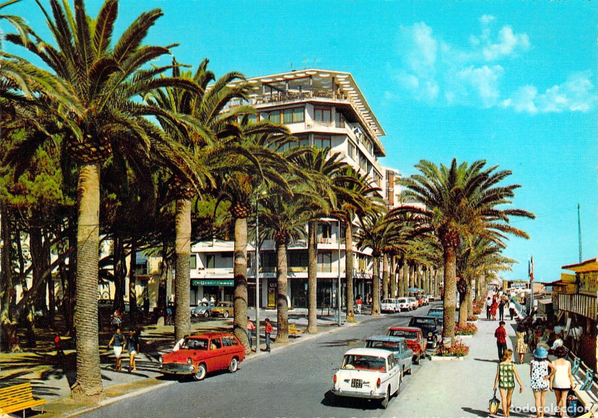 Cartes Postales: Postal de Ventimiglia, Paseo Mar&iacute;timo Lungomare Oberdan, Italia