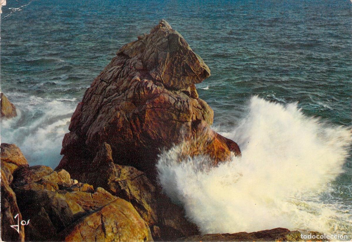 Cartes Postales: Postal de Le Croisic, Rocher de l'Ours en Breta&ntilde;a, Francia