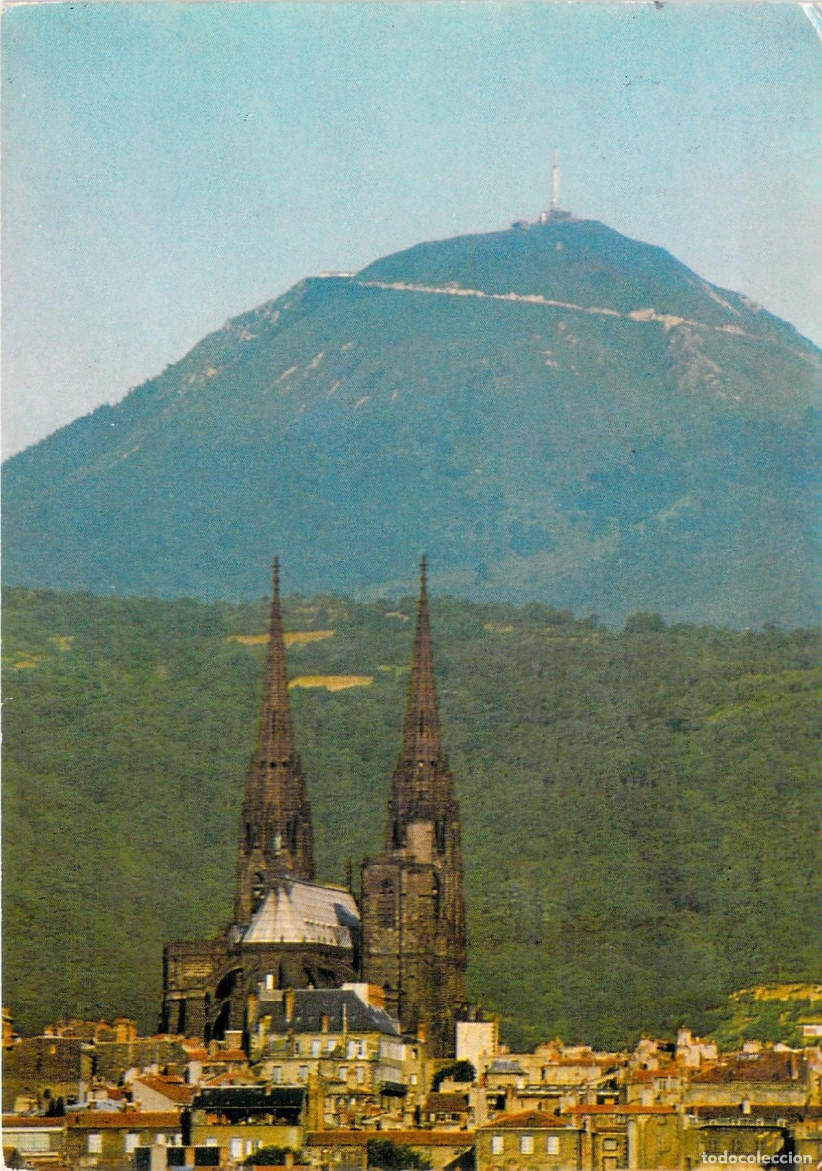 Cartes Postales: Postal de la Catedral de Clermont-Ferrand y el Puy-de-D&ocirc;me