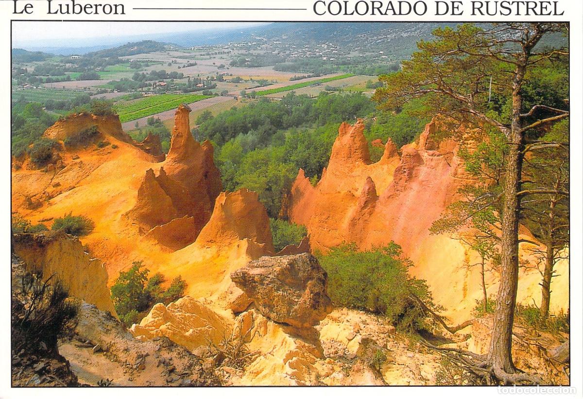 Cartes Postales: Postal de Colorado de Rustrel y Le Luberon en Vaucluse, Francia