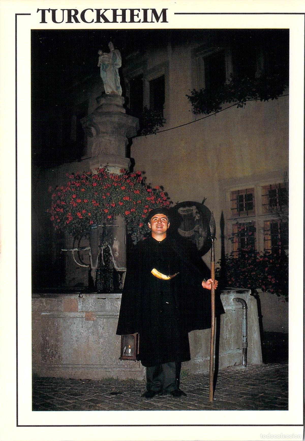 Cartes Postales: Postal Turckheim Francia El Sereno de Noche Veilleur de Nuit