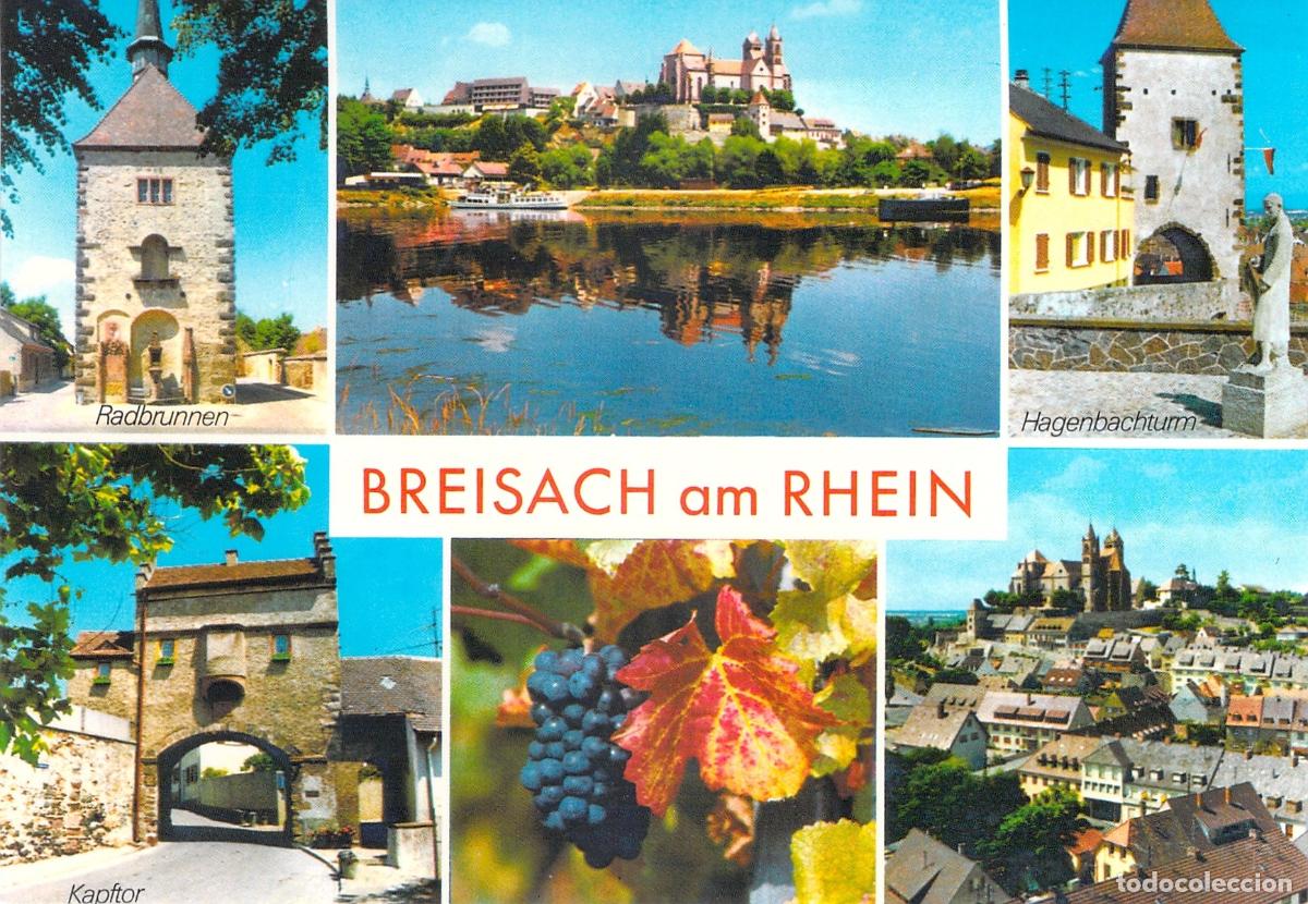 Cartes Postales: Postal de Breisach am Rhein Alemania Vistas de Radbrunnen y Kapftor