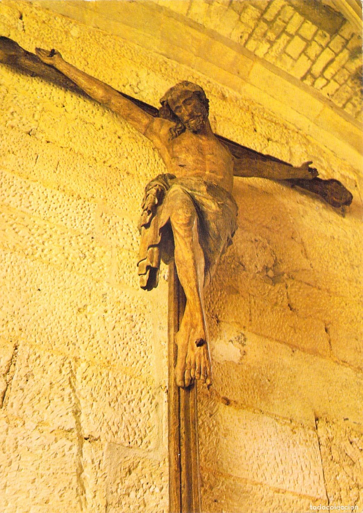 Cartes Postales: Postal del Cristo en la Cruz, Colegiata de Notre-Dame d'&Eacute;couis