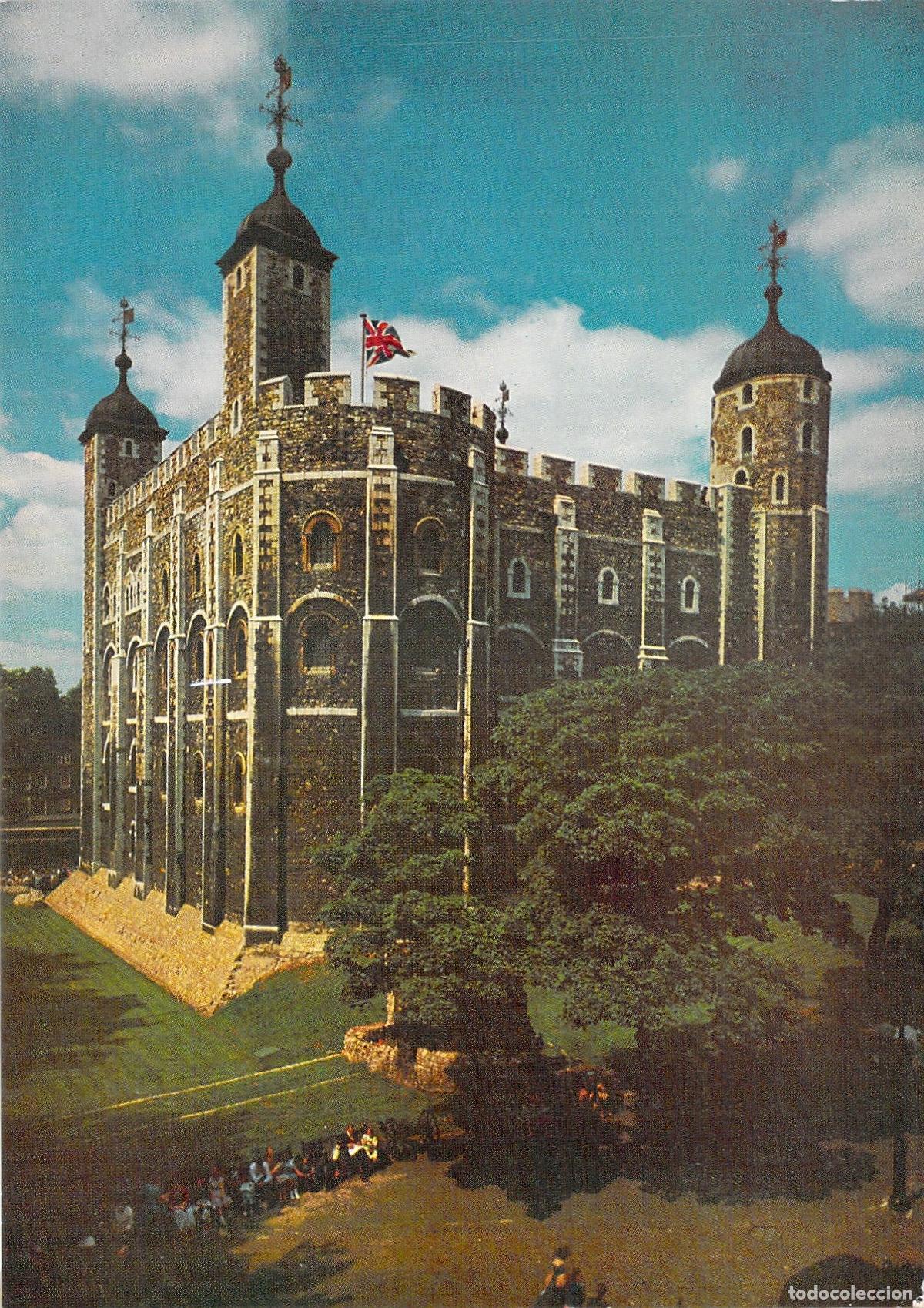 Cartes Postales: Postal de la Torre Blanca en la Torre de Londres, Inglaterra