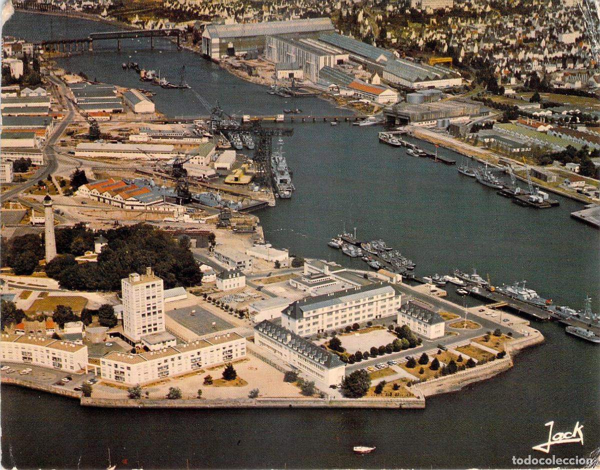 Cartes Postales: Postal de Vista A&eacute;rea del Arsenal de Lorient, Breta&ntilde;a