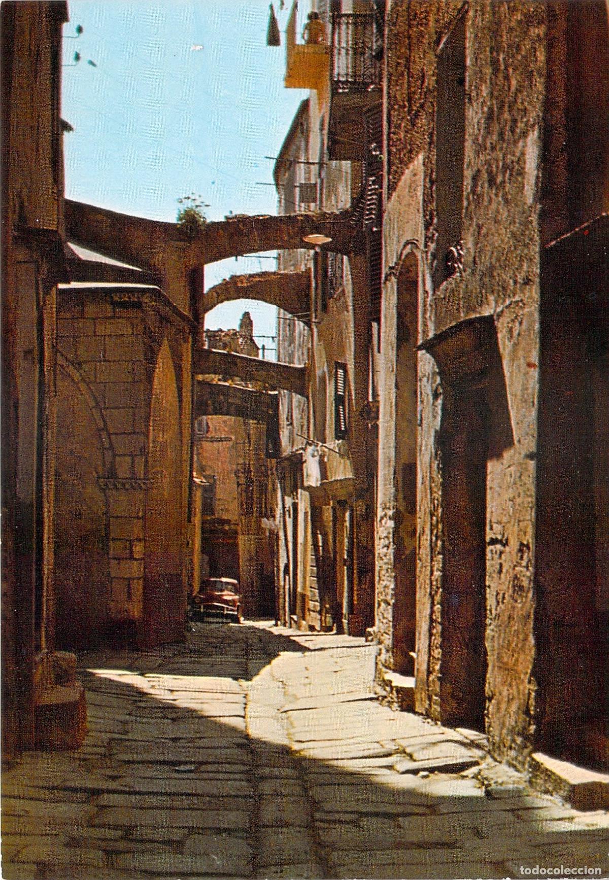 Postales: Postal de Bonifacio Calle Antigua de la Ciudad Alta C&oacute;rcega
