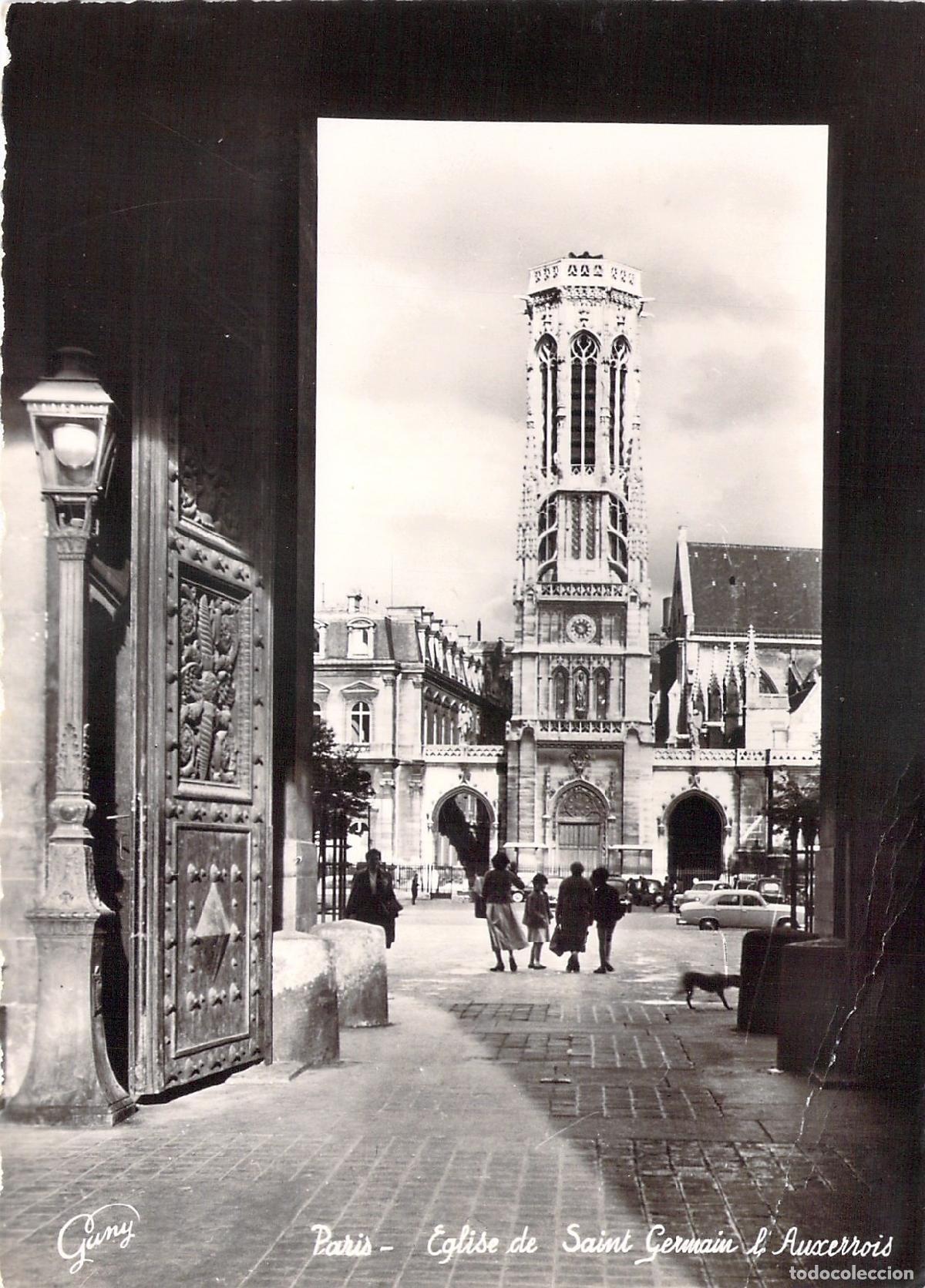 Postales: Tarjeta Postal de Par&iacute;s, Iglesia Saint Germain l'Auxerrois