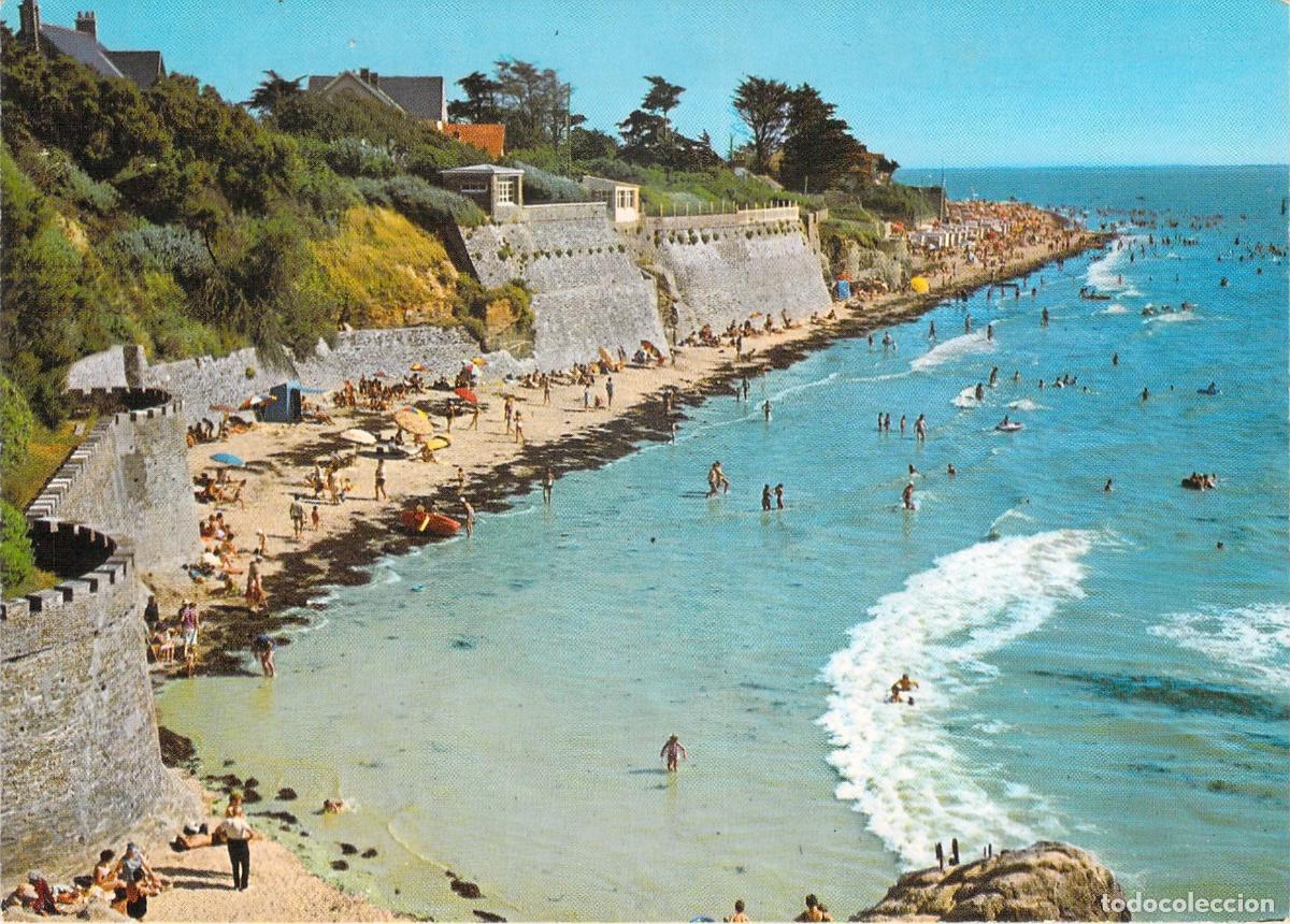 Postales: Postal de la Playa de la Patorie, La Bernerie-en-Retz, Francia