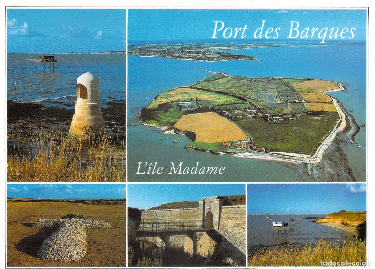 Postales: Postal Multivista de la Isla Madame en Port-des-Barques