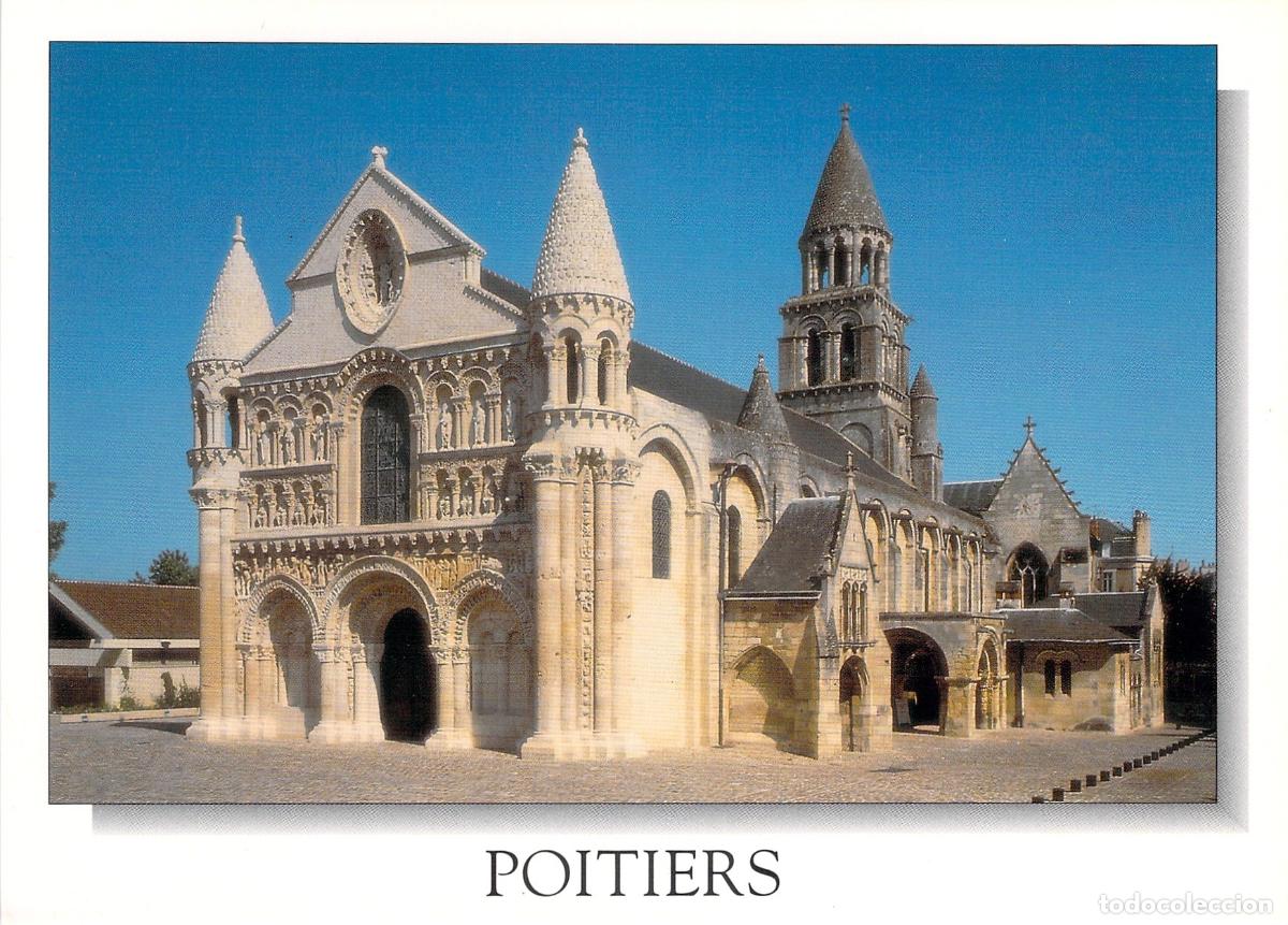 Postales: Tarjeta Postal de Poitiers: Iglesia de Notre-Dame-la-Grande