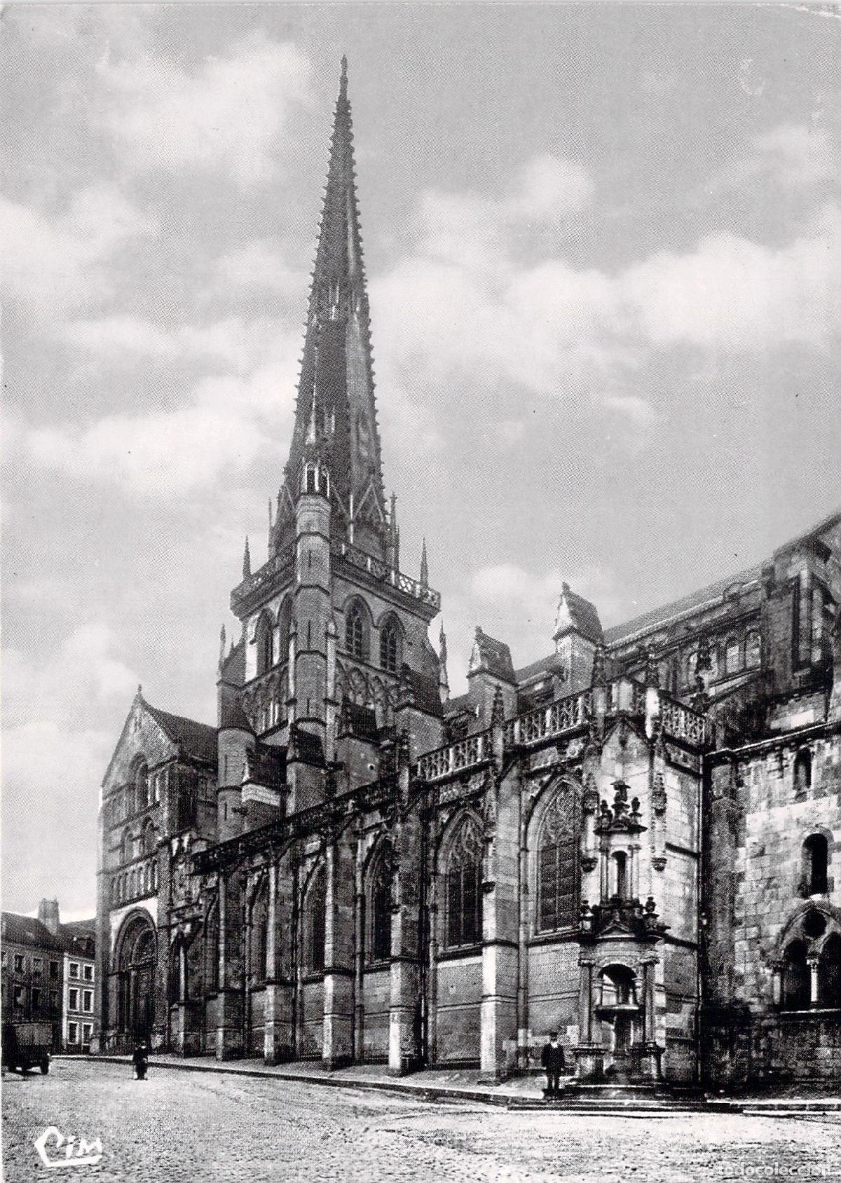 Postales: Postal de la Catedral de Autun en Saona y Loira Francia