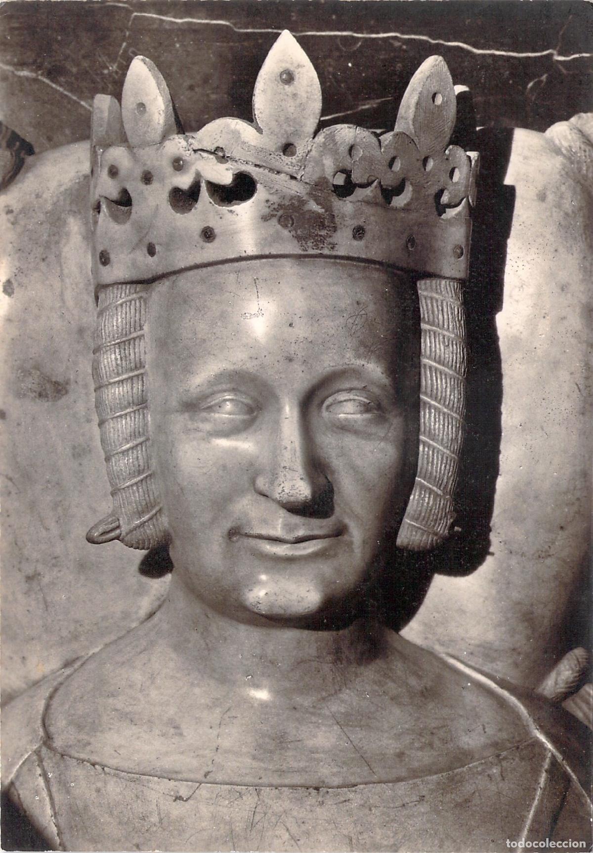 Postales: Postal de la Estatua Tombal de Juana de Borb&oacute;n, Saint-Denis