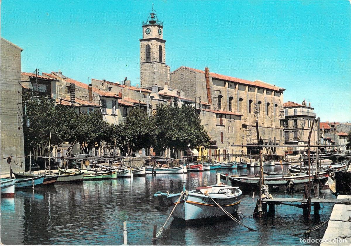 Postales: Postal de Martigues Francia Canal de San Sebasti&aacute;n y Catedral