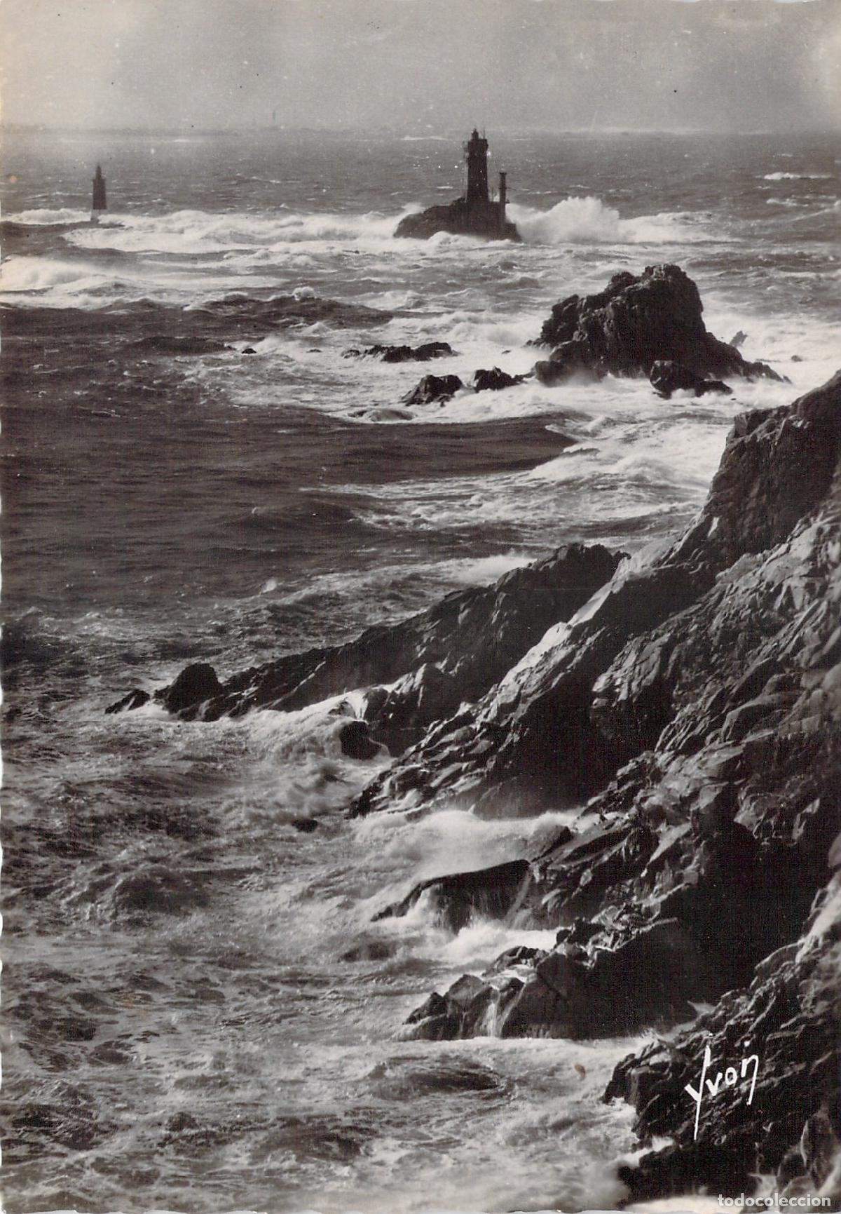 Postales: Postal Faro de la Vieille en Pointe du Raz Finist&egrave;re Francia