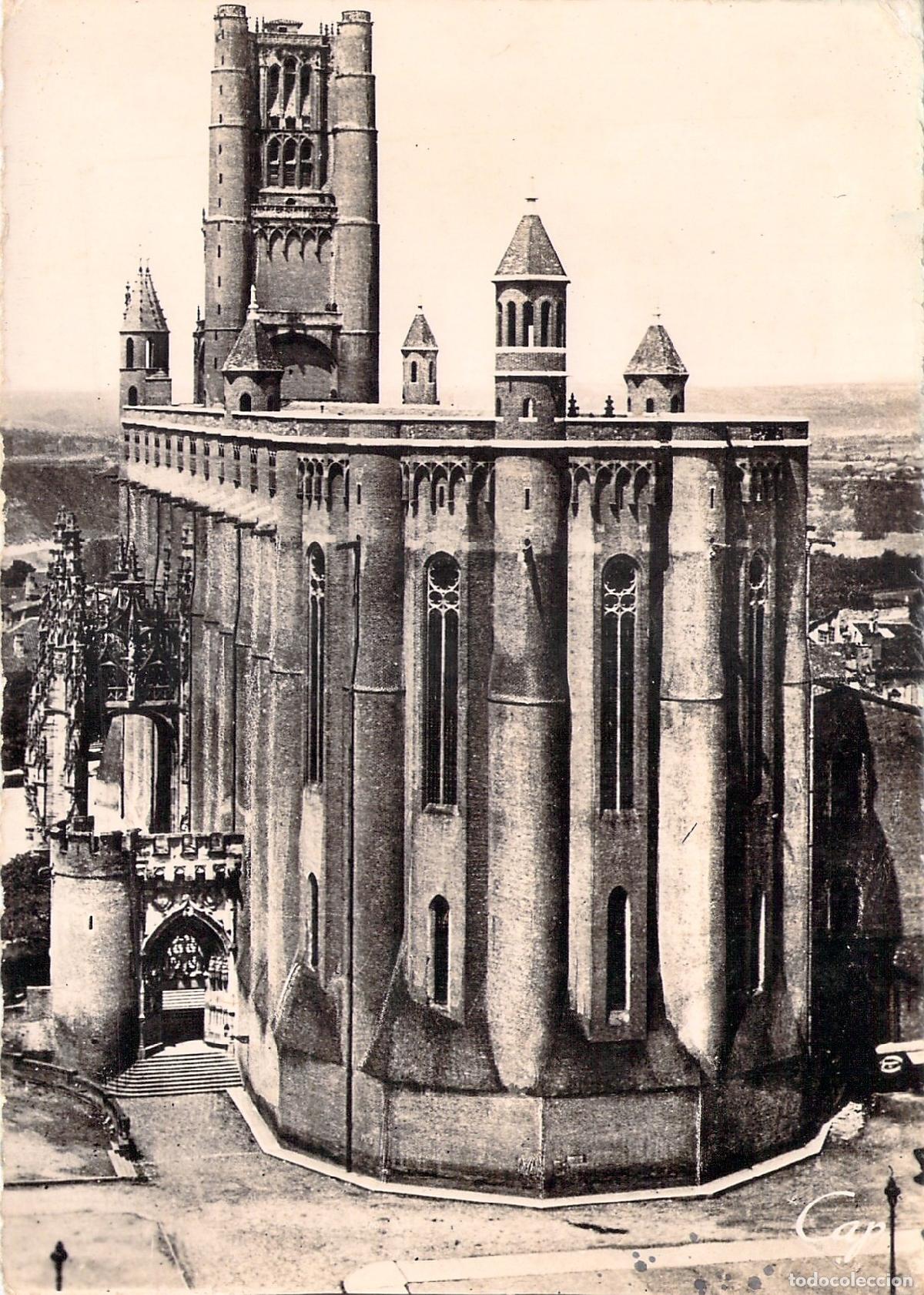 Postales: Postal de la Catedral de Santa Cecilia en Albi, Francia - &Aacute;bside