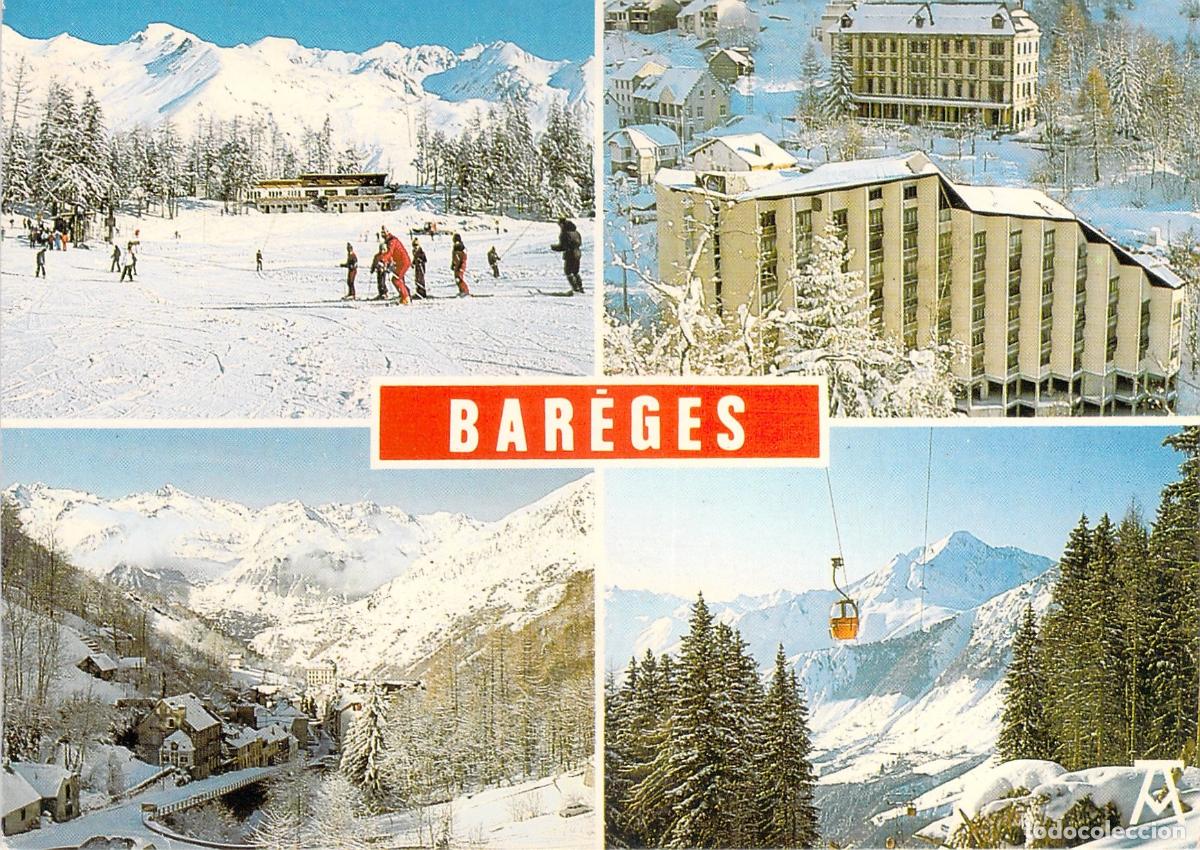 Postales: Postal de Bar&egrave;ges, Pirineos Franceses, Vistas de Invierno y Esqu&iacute;