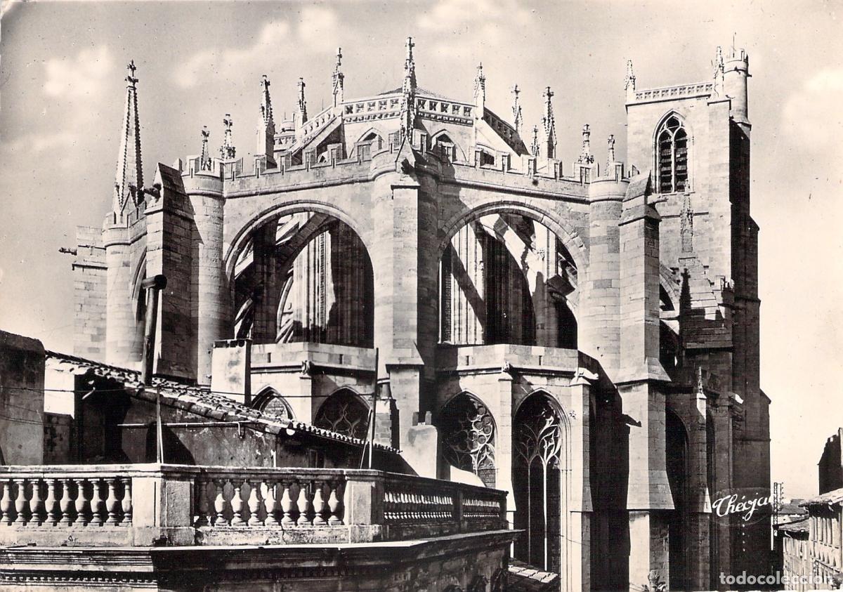 Postkarten: Postal Catedral Saint-Just Narbonne Francia Arquitectura G&oacute;tica