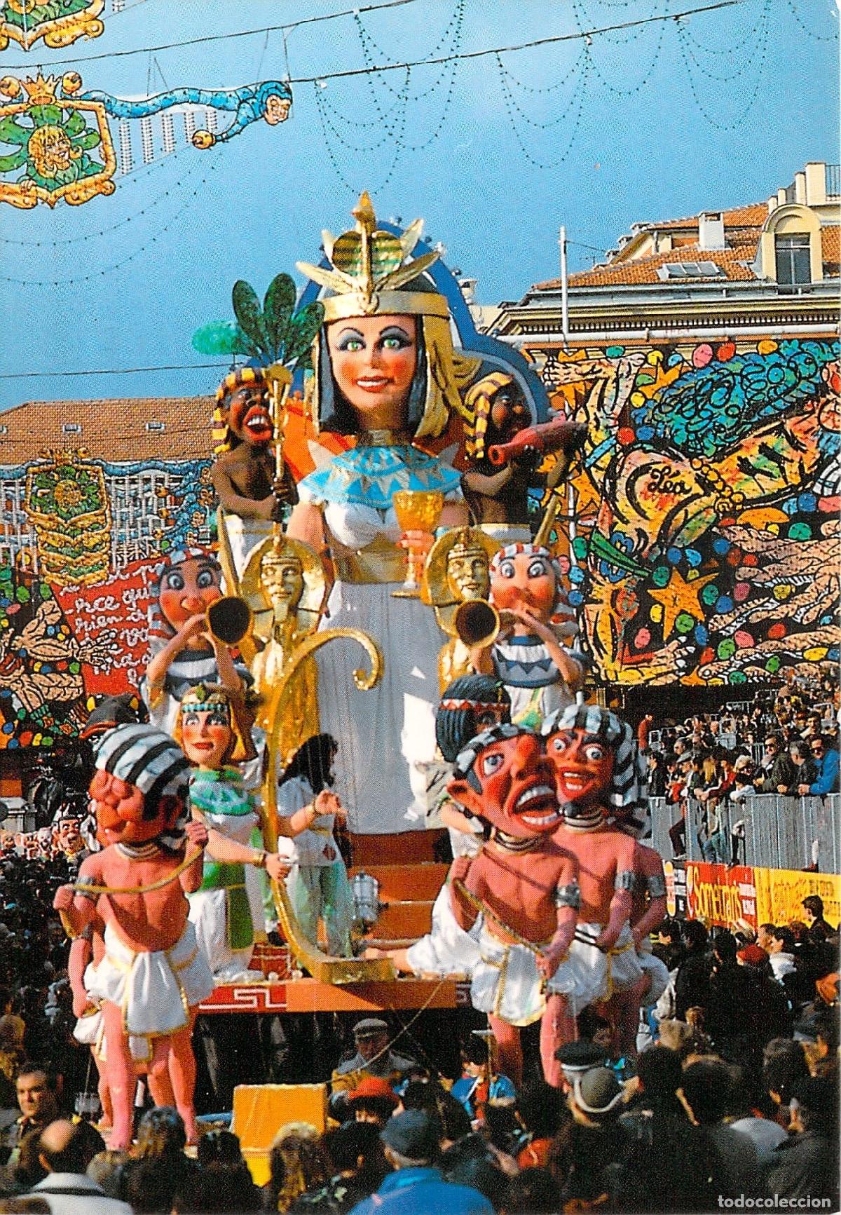 Postkarten: Postal del Carnaval de Niza, Desfile de Carrozas en la Costa Azul
