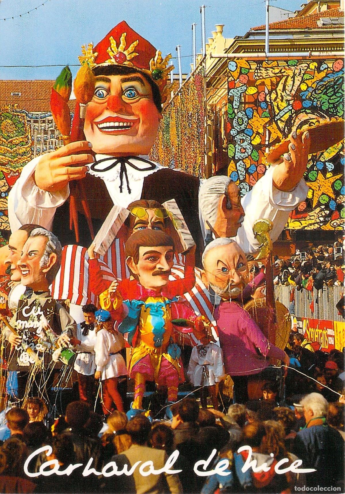 Postkarten: Postal Carnaval de Niza Francia Desfile y Carroza
