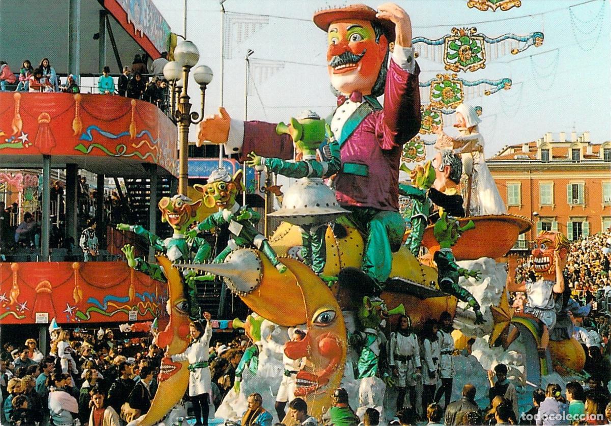 Postkarten: Postal Carnaval de Niza Francia Desfile de Carrozas