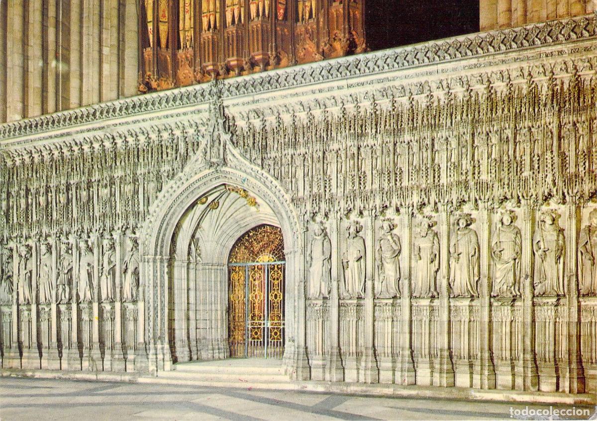 Postkarten: Postal de la Catedral de York: El Trascoro de los Reyes