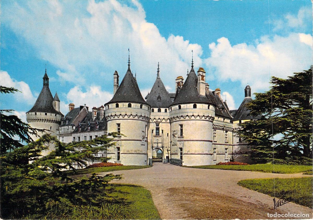 Postales: Postal del Castillo de Chaumont-sur-Loire y su Entrada al Parque