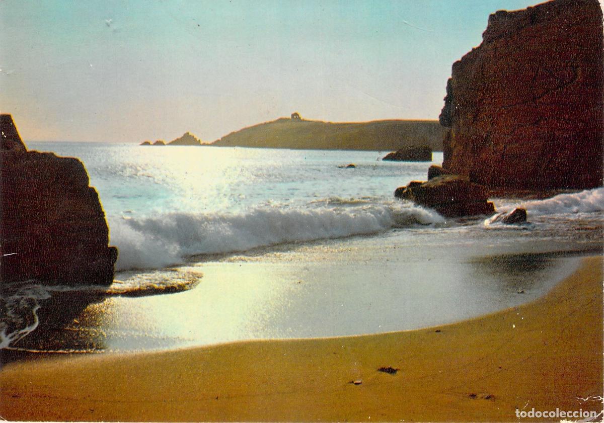 Postales: Postal Quiberon Morbihan Le Soir sur la C&ocirc;te Sauvage Francia