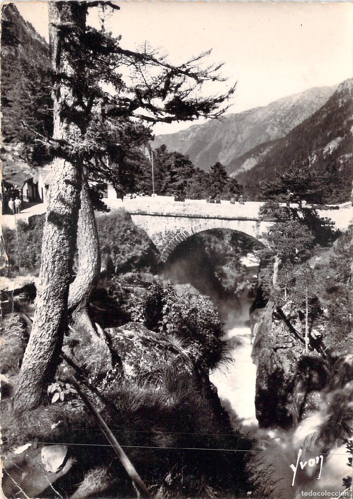 Postales: Postal de Le Pont d'Espagne en Cauterets, Pirineos Franceses