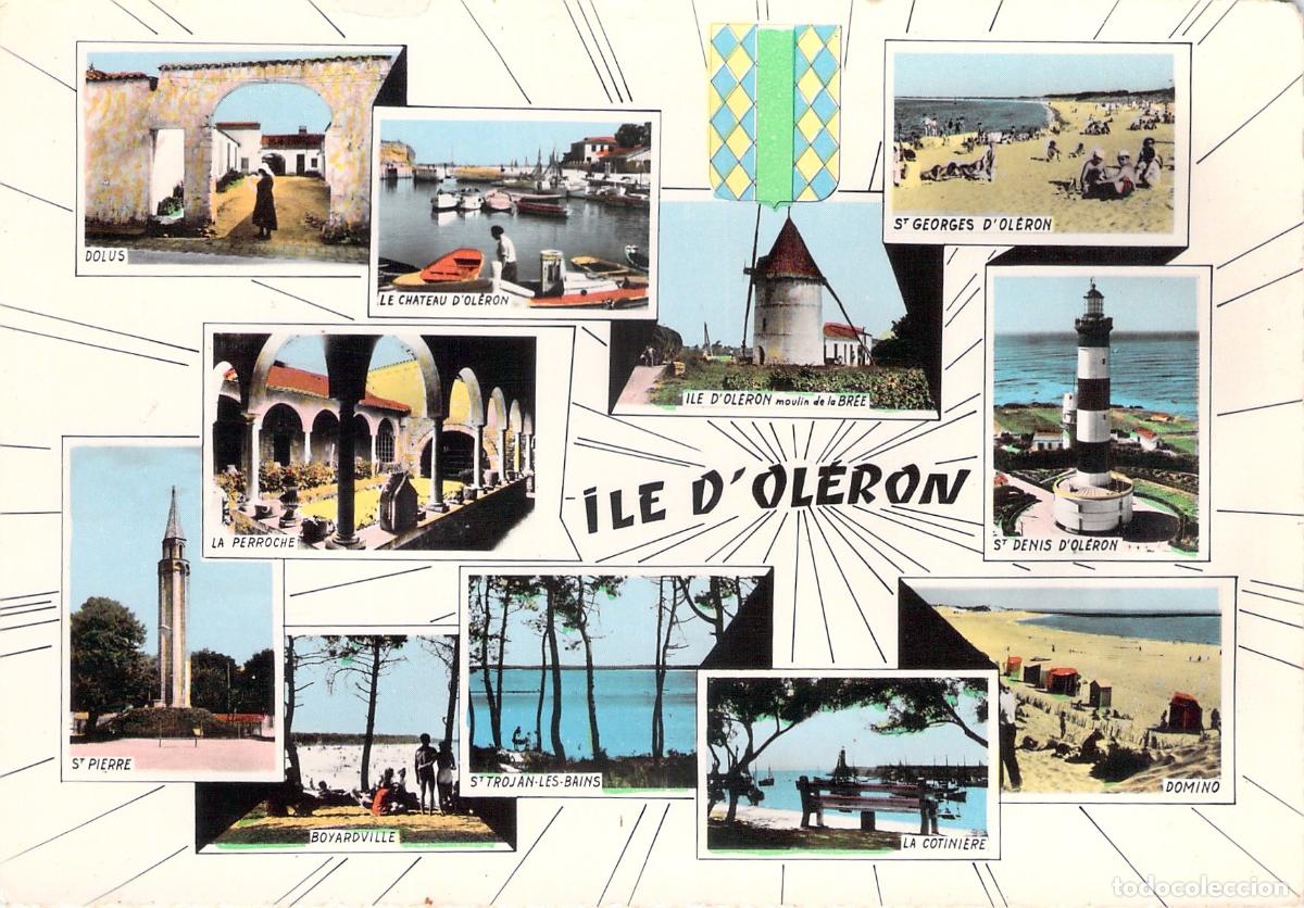 Postales: Postal Multivista Tur&iacute;stica de la Isla de Ol&eacute;ron Francia