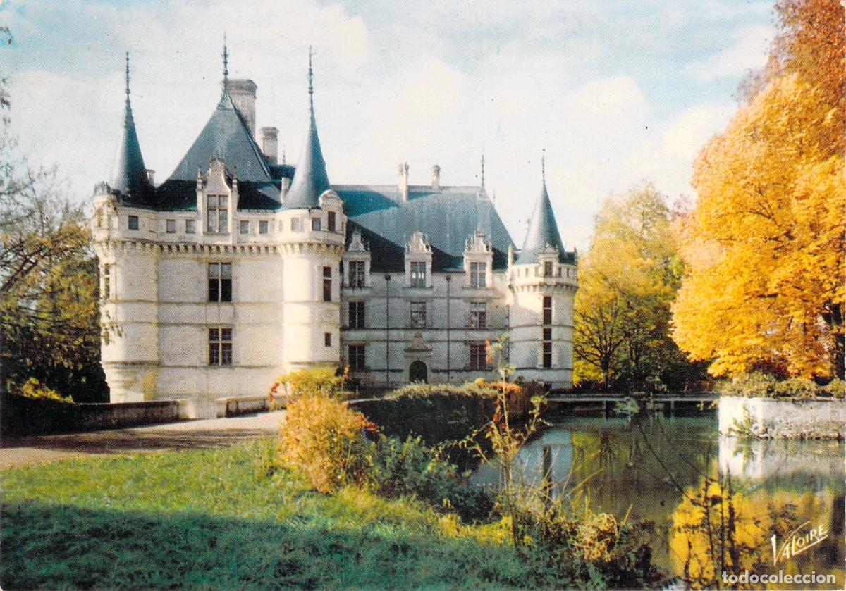 Postales: Postal Castillo de Azay-le-Rideau Valle del Loira Francia