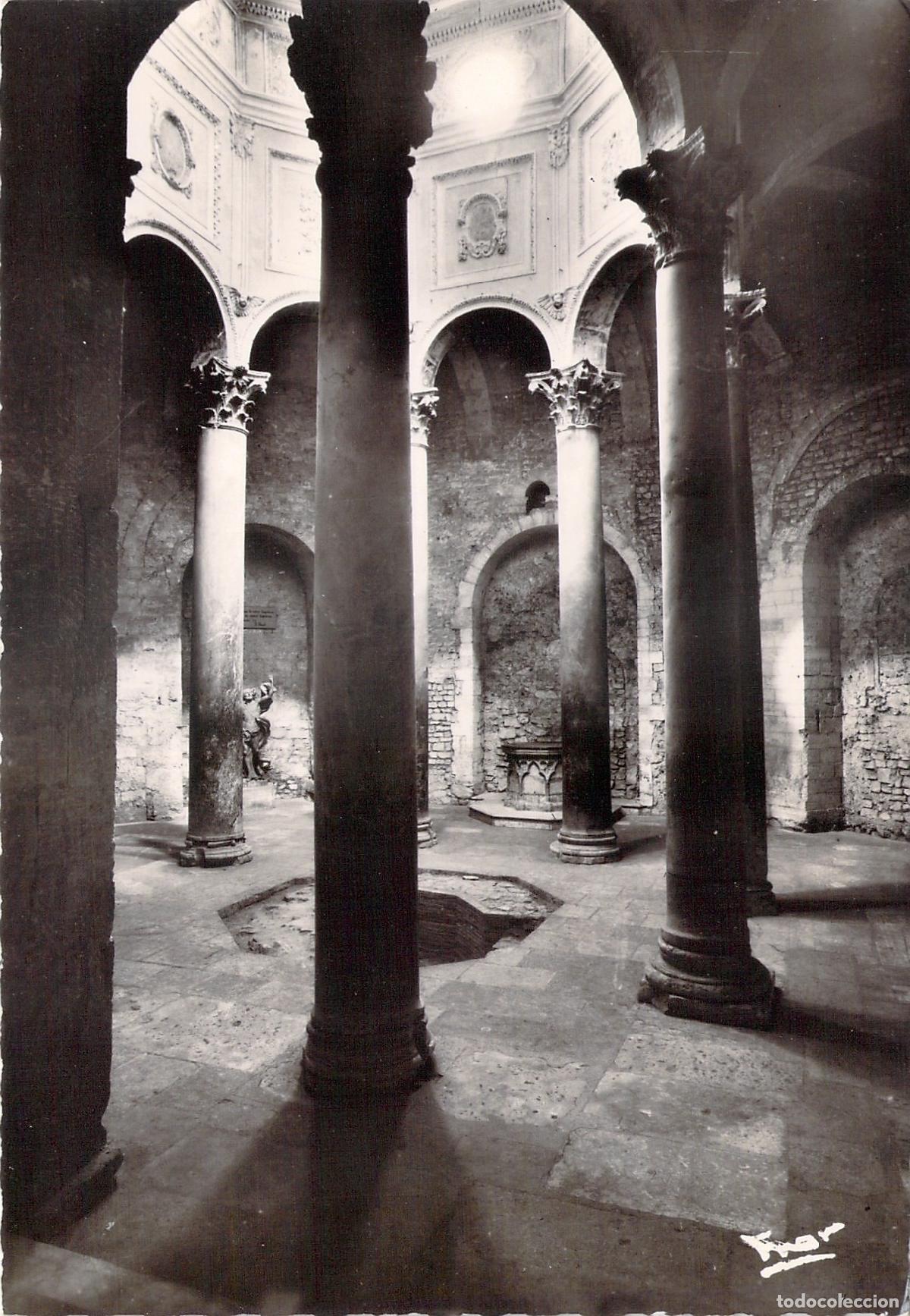 Cartes Postales: Postal Aix-en-Provence Catedral Saint-Sauveur El Baptisterio Francia