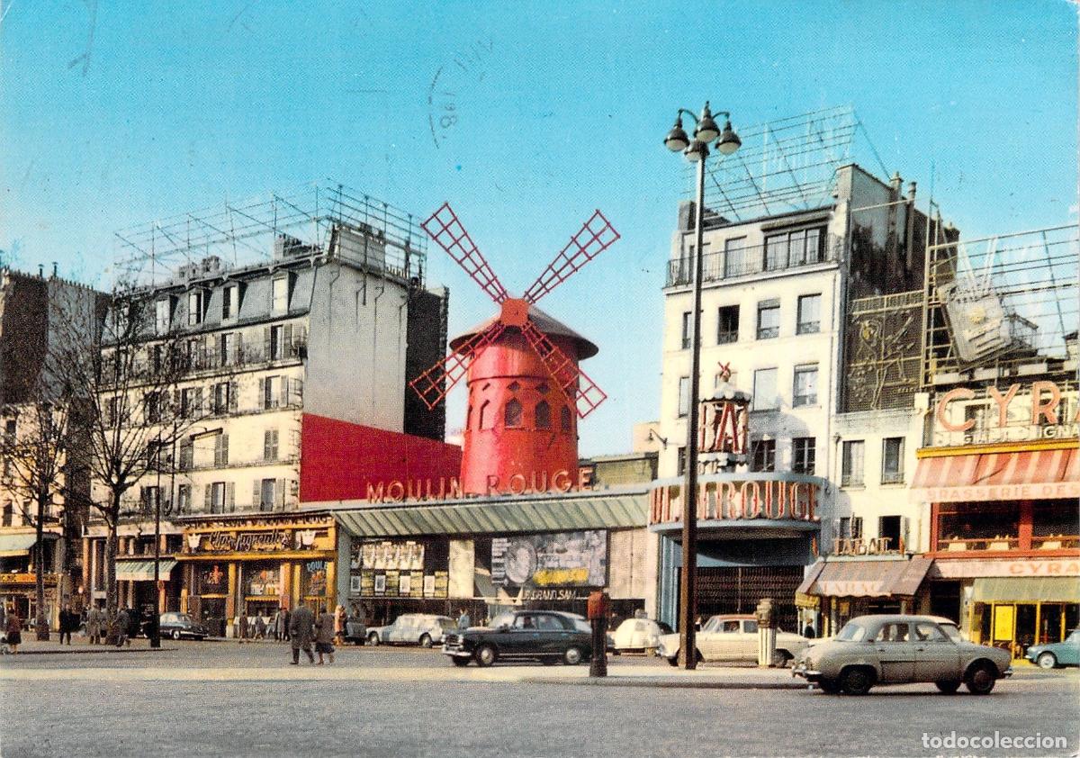 Cartes Postales: Postal de Par&iacute;s Montmartre El Moulin Rouge Cabaret