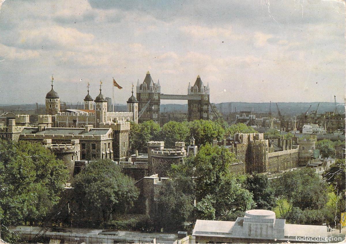Cartes Postales: Postal de la Torre de Londres y el Puente de la Torre