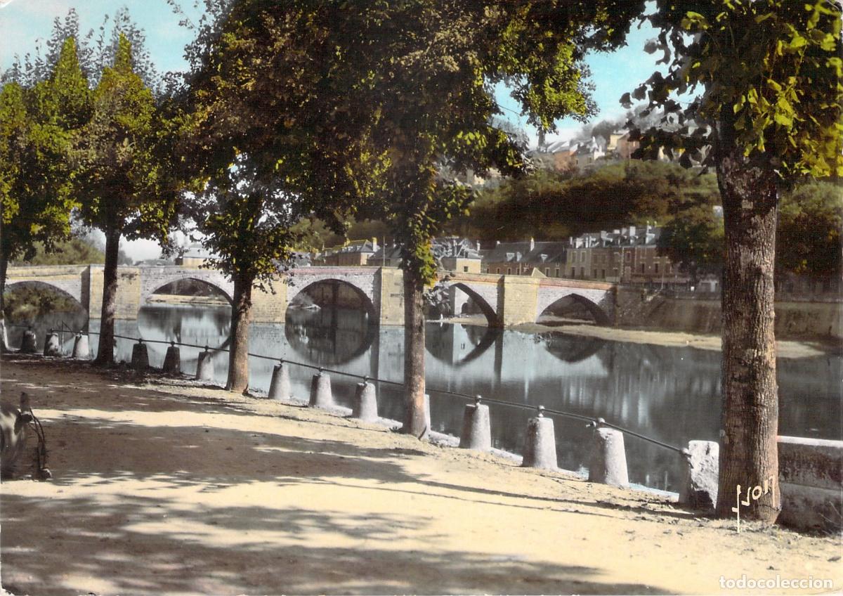Cartes Postales: Postal de Terrasson Le Vieux Pont Puente Viejo en Dordogne Francia
