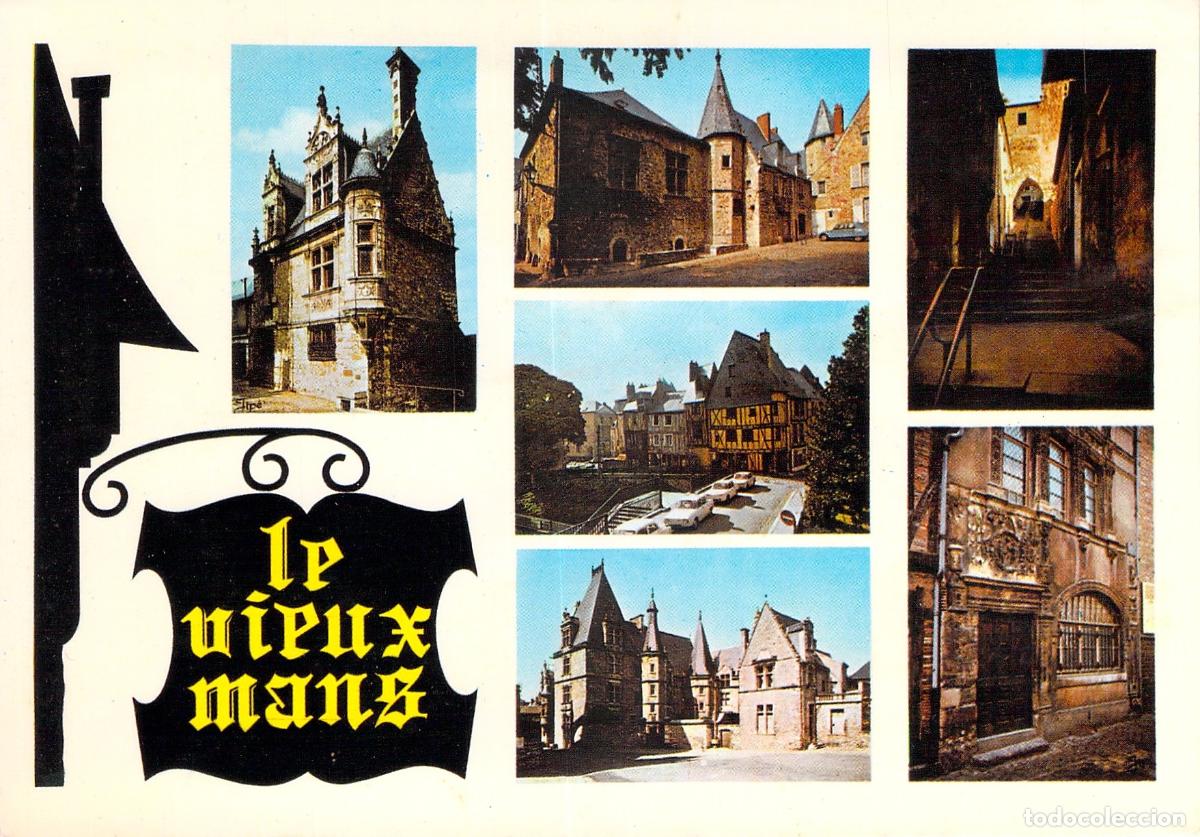 Cartes Postales: Postal Multivistas de Le Vieux Mans Sarthe Francia
