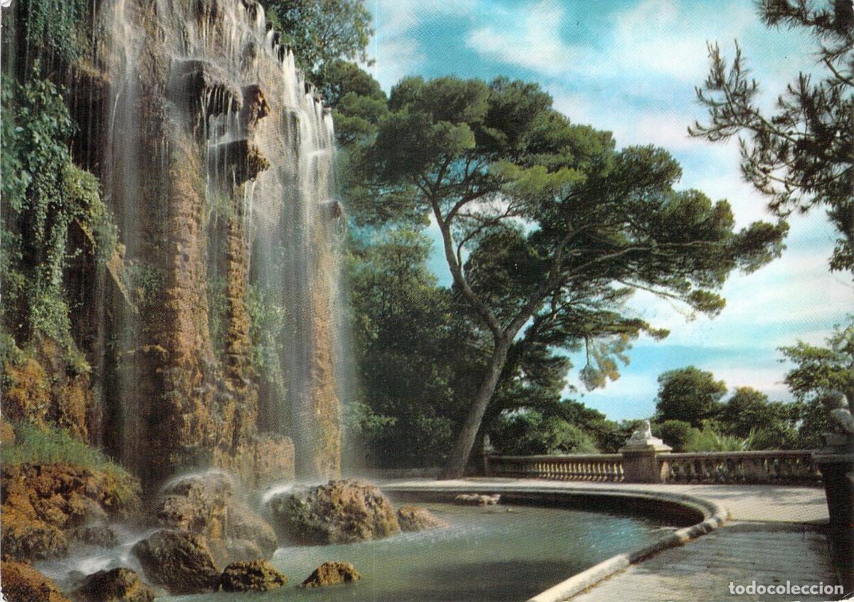 Postales: Tarjeta Postal Cascada del Castillo de Niza, Francia