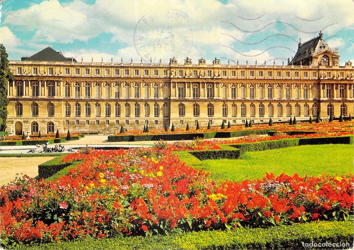 Postales: Postal Palacio de Versalles Ala Norte y Jardines Francia