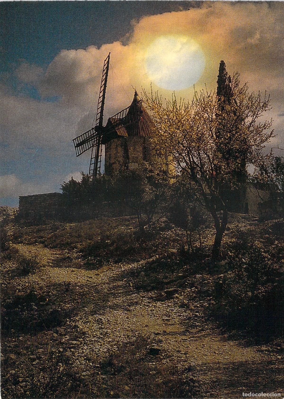 Cartes Postales: Postal del Molino de Daudet en Fontvieille, Provenza