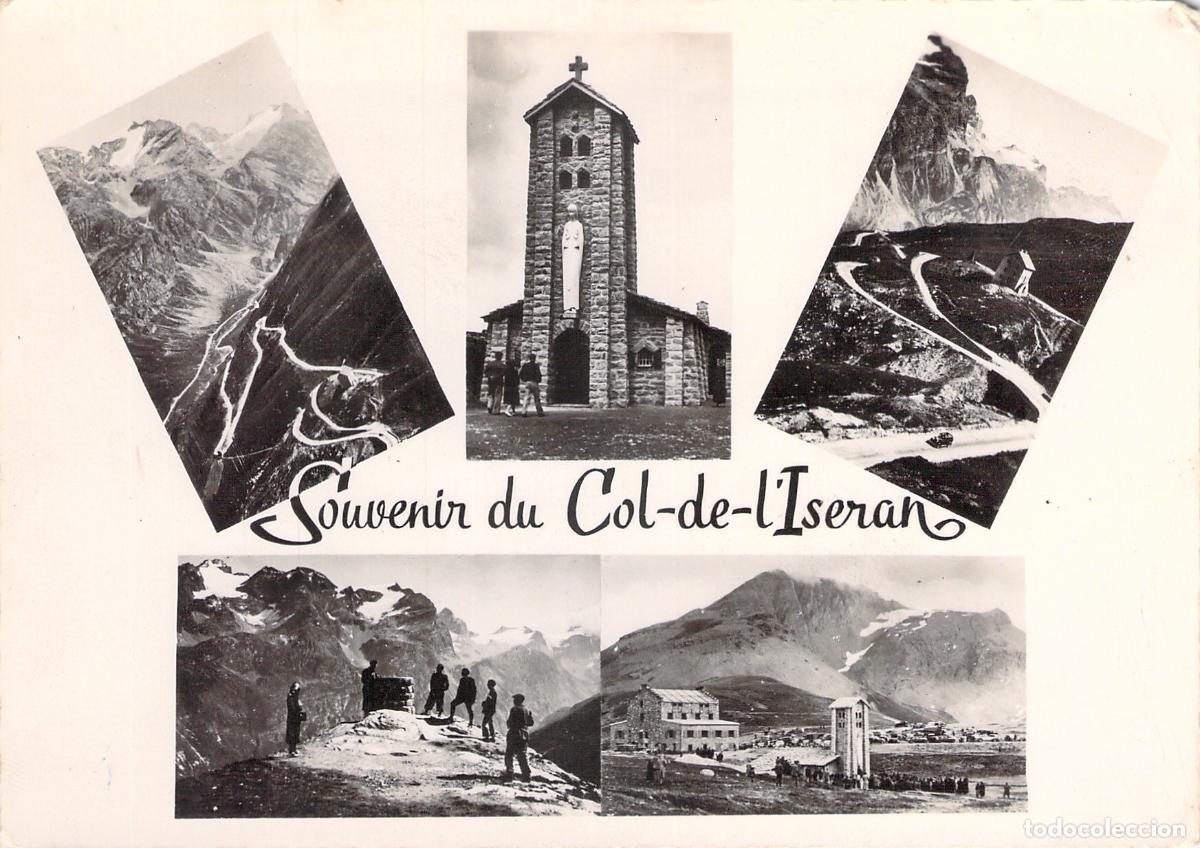 Postales: Postal de Recuerdo del Col de l'Iseran, Saboya, Alpes