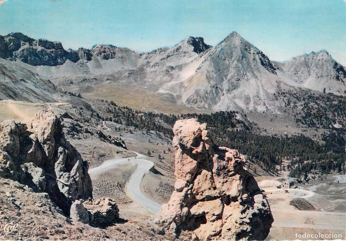 Postales: Postal del Col d'Izoard, Vertiente de Brian&ccedil;on, Alpes Franceses