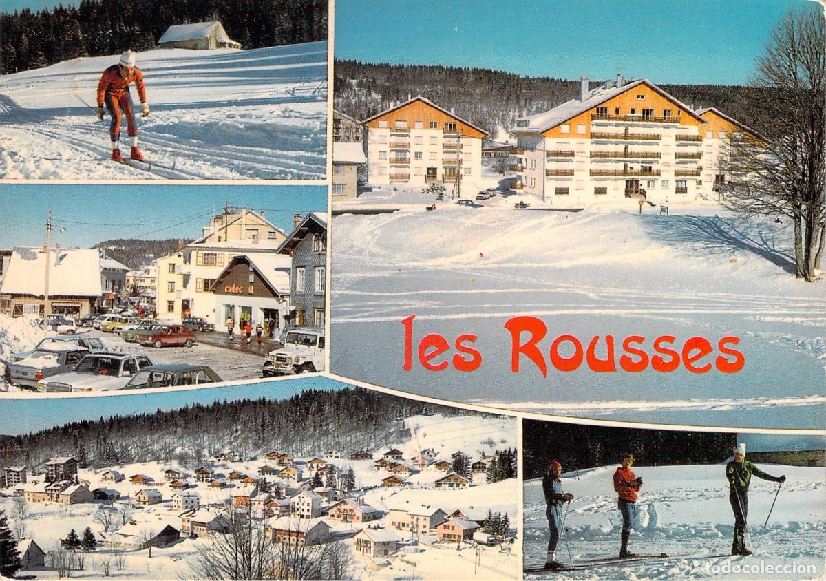 Postales: Postal de Les Rousses Jura Estaci&oacute;n de Esqu&iacute;