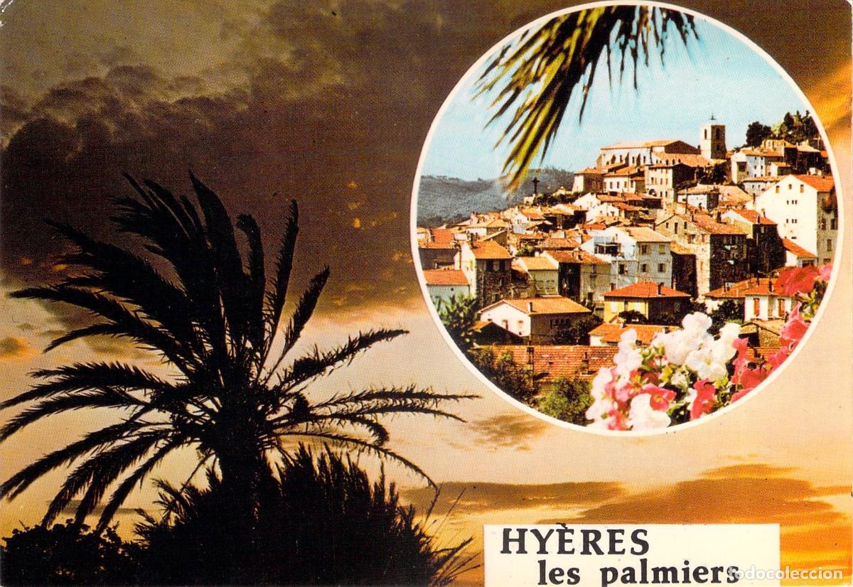 Postales: Postal de Hy&egrave;res les Palmiers C&ocirc;te d'Azur Francia