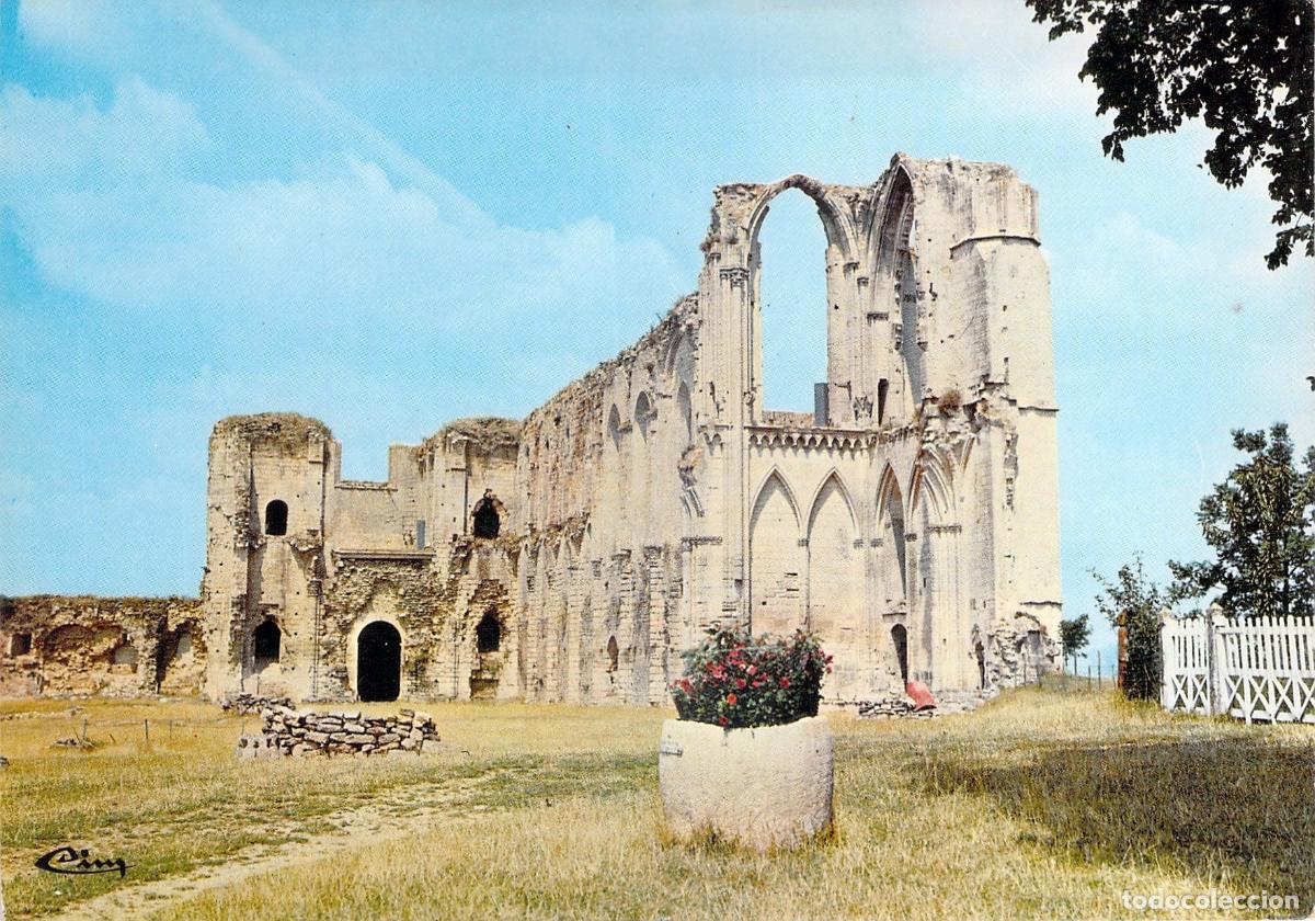 Postales: Postal Abad&iacute;a de San Pedro en Maillezais Francia Ruinas