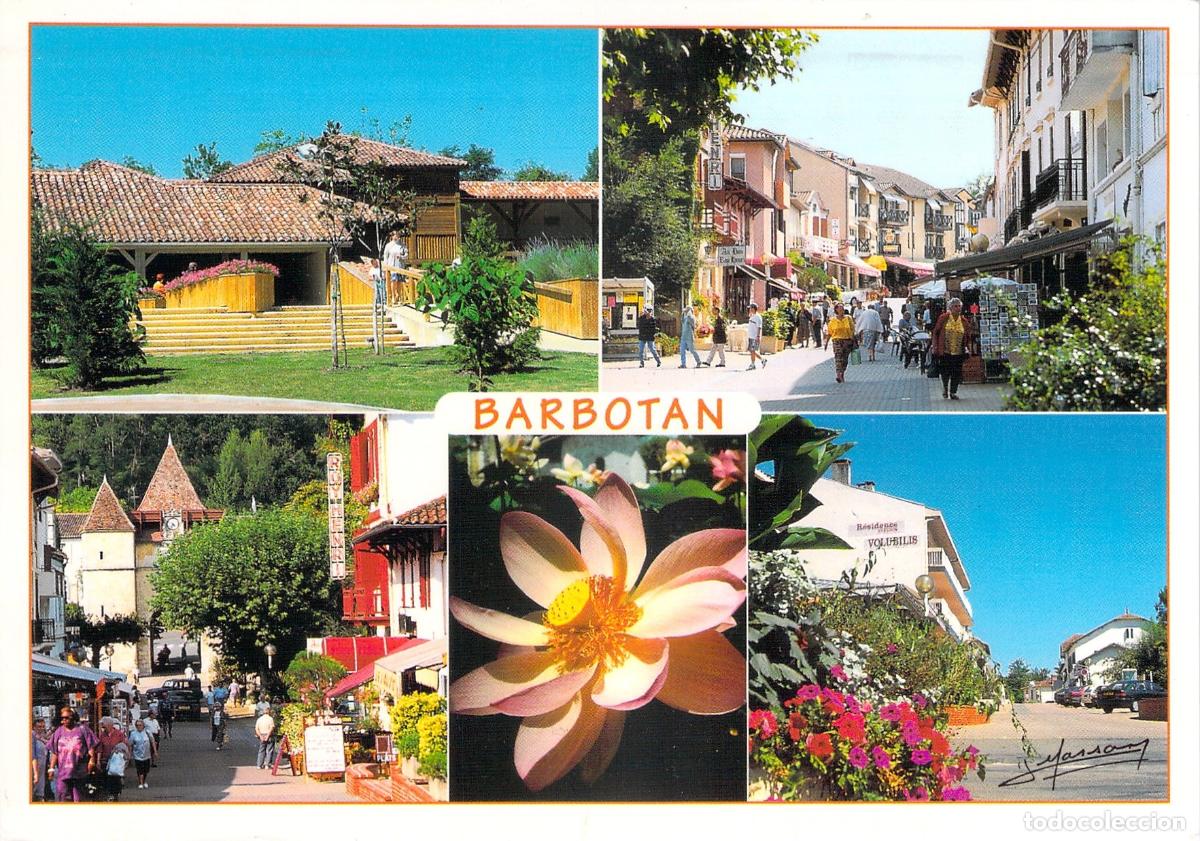 Postkarten: Postal de la estaci&oacute;n termal de Barbotan-les-Thermes, Gers