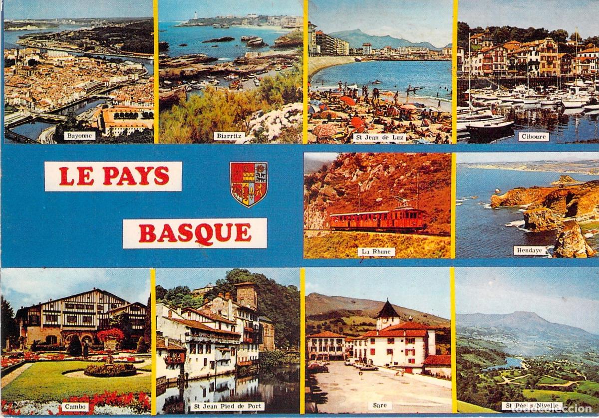 Postkarten: Postal Multi-vista de Le Pays Basque, Francia