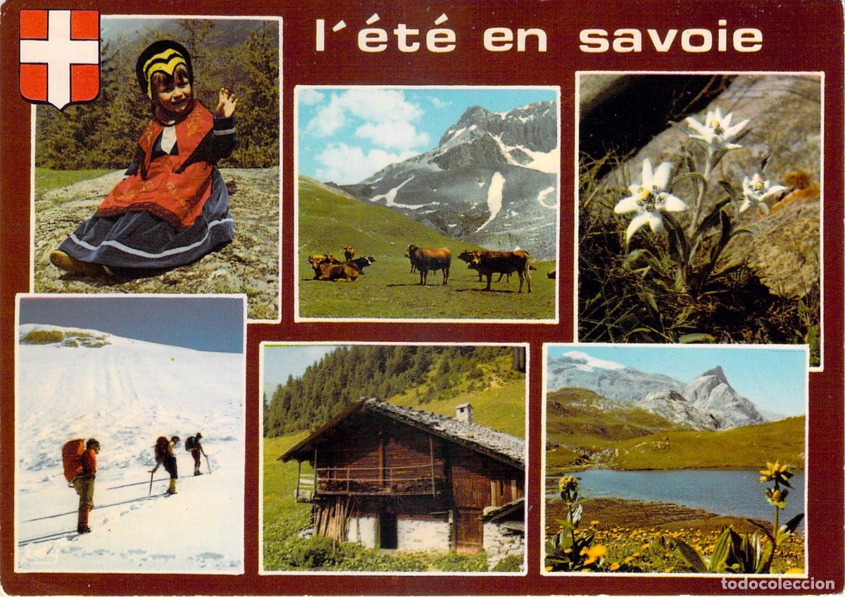 Postkarten: Postal Tur&iacute;stica de Saboya L'&Eacute;t&eacute; en Savoie Francia